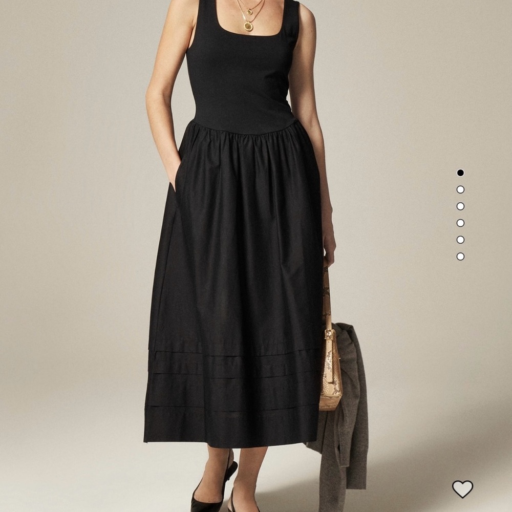 J. Crew Drop-Waist Mixy Dress.